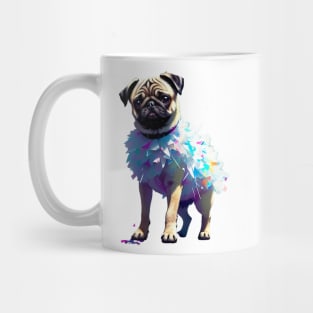 Flamingo Tutu Pug: The Pink and White Beauty Mug